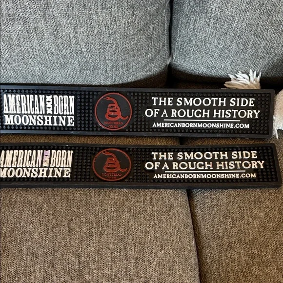 American Born Moonshine Bar Mat Set - Picture 3 of 7